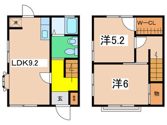 間取図 メゾネットみなみＢ棟