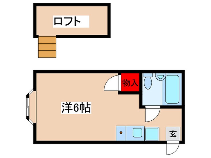 間取図 リバ－スよみうりランドウエスト