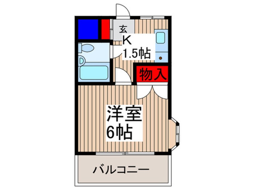 間取図 サンドリエ所沢