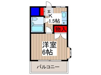 間取図 サンドリエ所沢