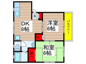 間取図 グランドール林