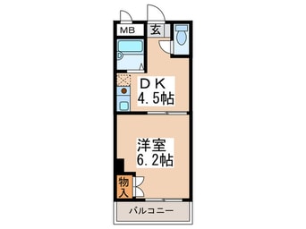 間取図 メイプルエイト