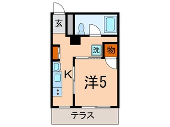 間取図 秀山コ－ポ文京苑(101)