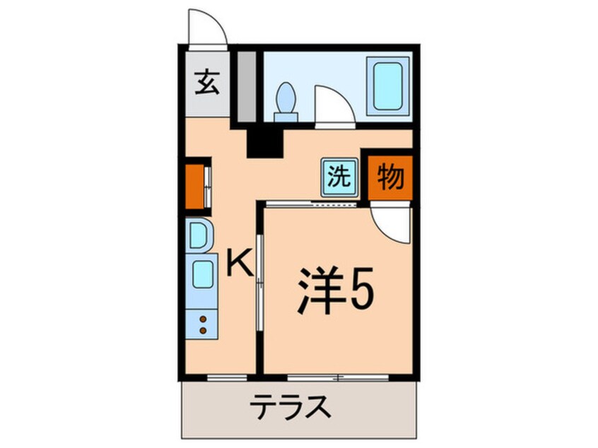 間取図 秀山コ－ポ文京苑(101)