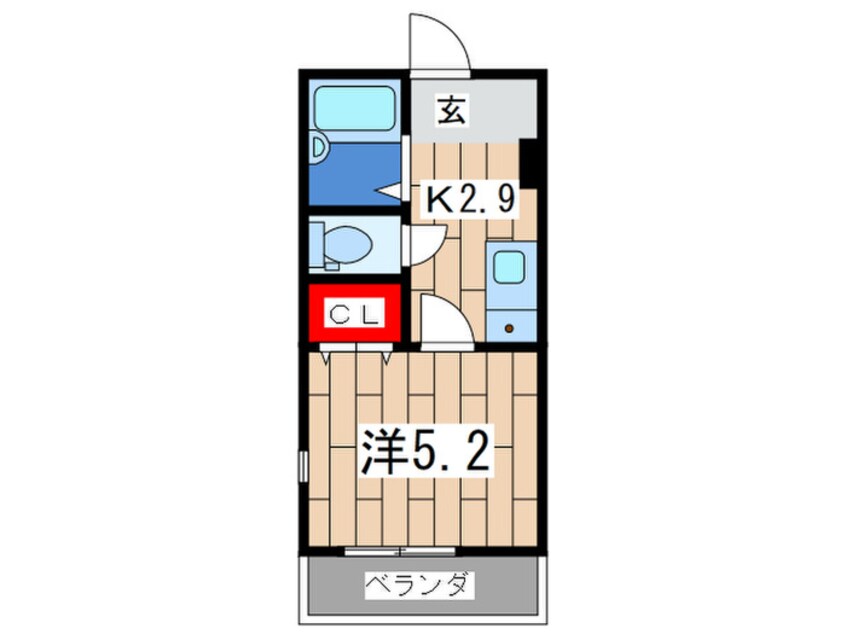 間取図 メゾンときわ逸見