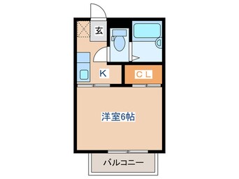 間取図 グリーンヒルＡ