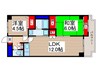 クレストみずほ台 2LDKの間取り