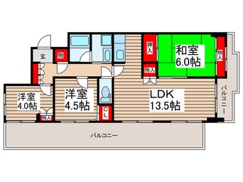 間取図 クレストみずほ台