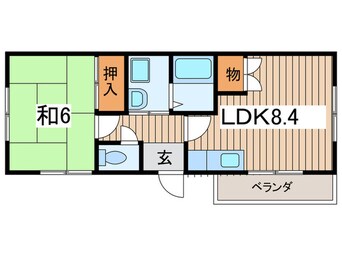 間取図 レジデンスサカエ