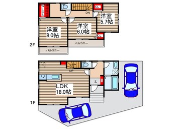 間取図 ふじみ野市大井中央15-1号