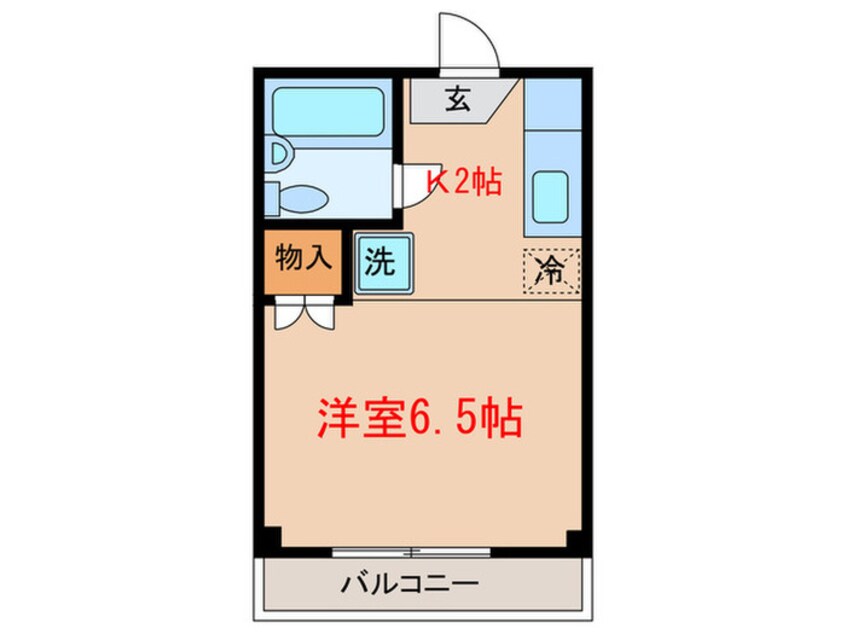 間取図 タマハイツ