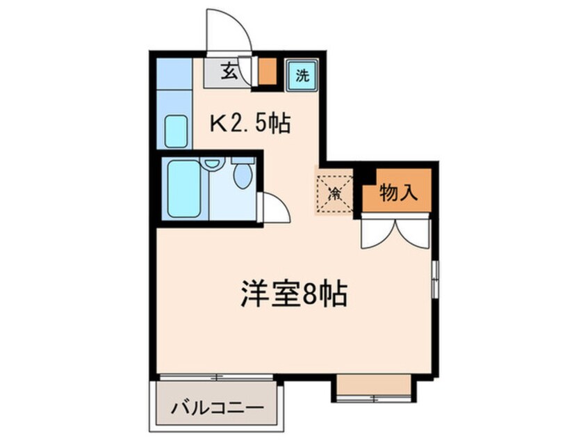 間取図 タマハイツ