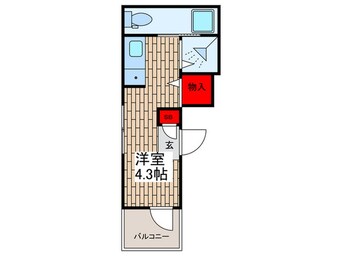 間取図 サークルハウス鐘ヶ淵