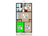 新藤マンション 3LDKの間取り