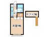 グレ－ス厚木 1Kの間取り