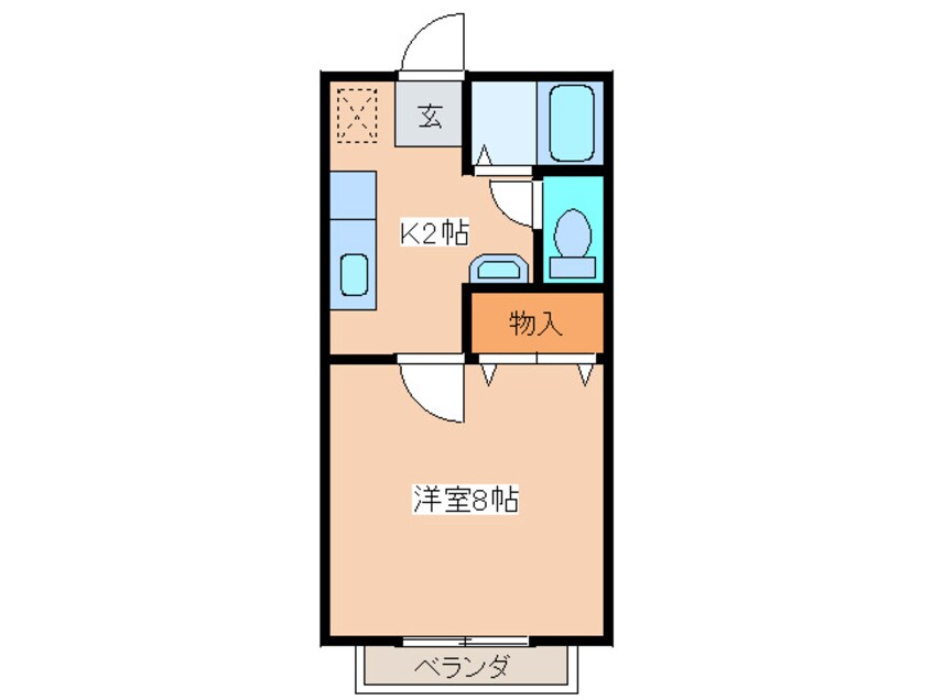 間取図 セゾンキタカドⅠ