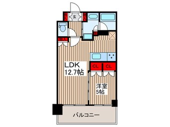 間取図 ブランズタワー豊洲（２８１７）