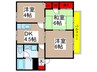 サニーコートＣ 3DKの間取り
