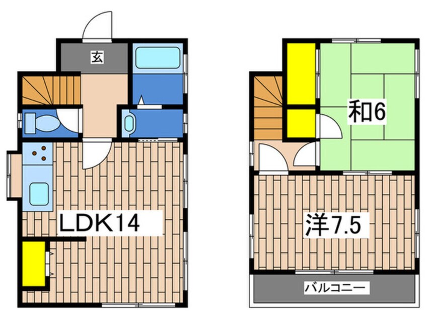 間取図 横浜市港南６丁目戸建て