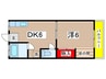 こじま荘 1DKの間取り
