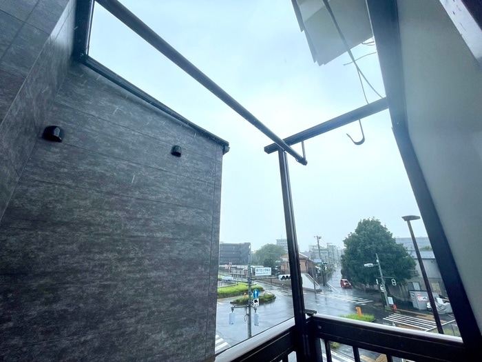 室内からの展望 コ－ポ蜂谷