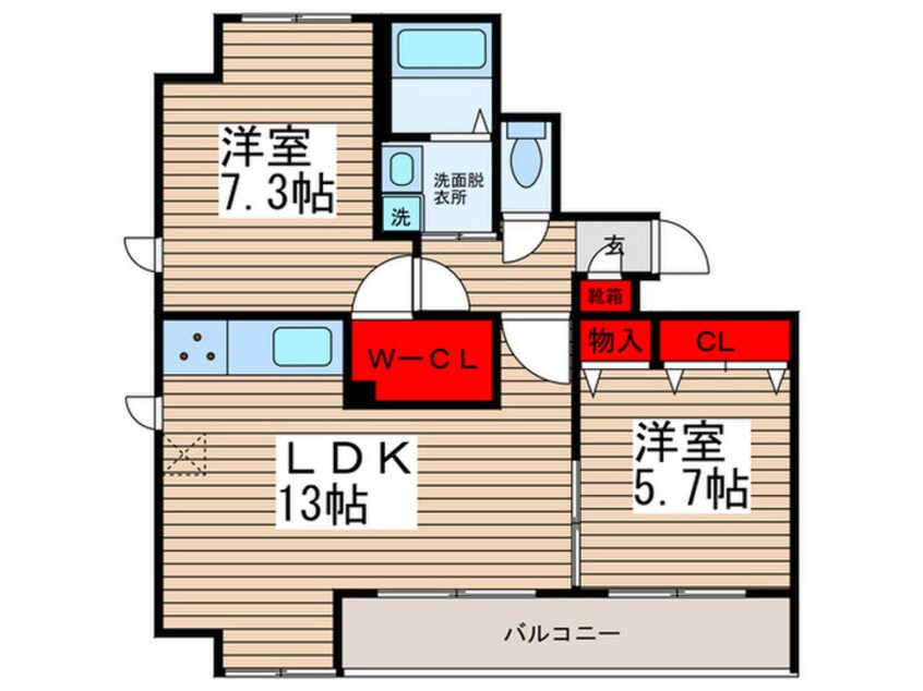 間取図 パ－クヒルズ