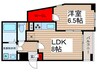 パ－クヒルズ 1LDKの間取り