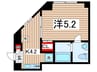 アリエッタ稲田堤 1Kの間取り