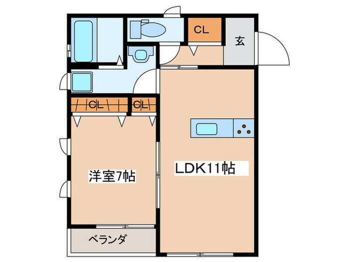 間取り図 仮)Tiamo国立
