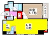 ｸﾞﾗﾝｽｲ-ﾄ銀座ﾚｽﾃｨﾓﾅ-ｸ(806) 1LDKの間取り