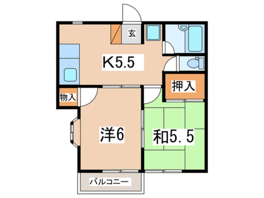 間取図 たちばなハイツ