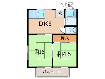 間取図 原コ―ポ