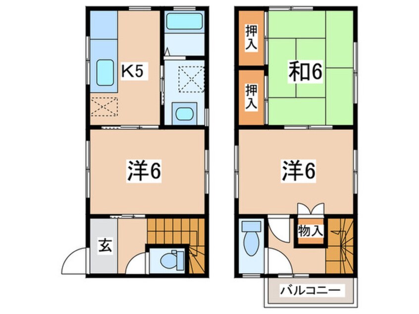 間取図 東浦賀2丁目戸建