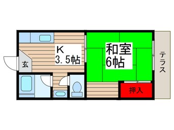 間取図 榊原コ－ポ