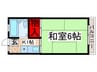 b′CASA千葉野田Ⅱre-born 1Kの間取り