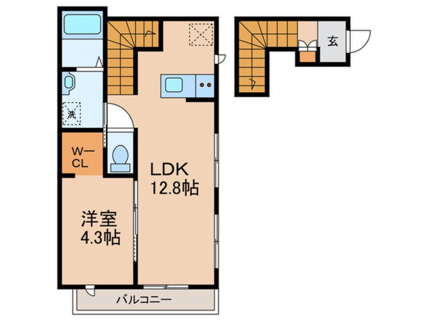 間取図 ドミーネ赤塚