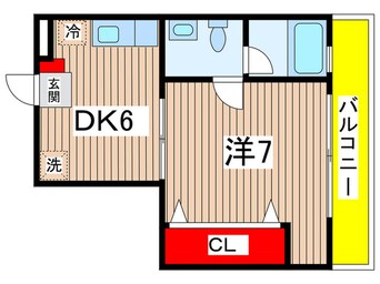 間取図 ドミ－ル多摩川