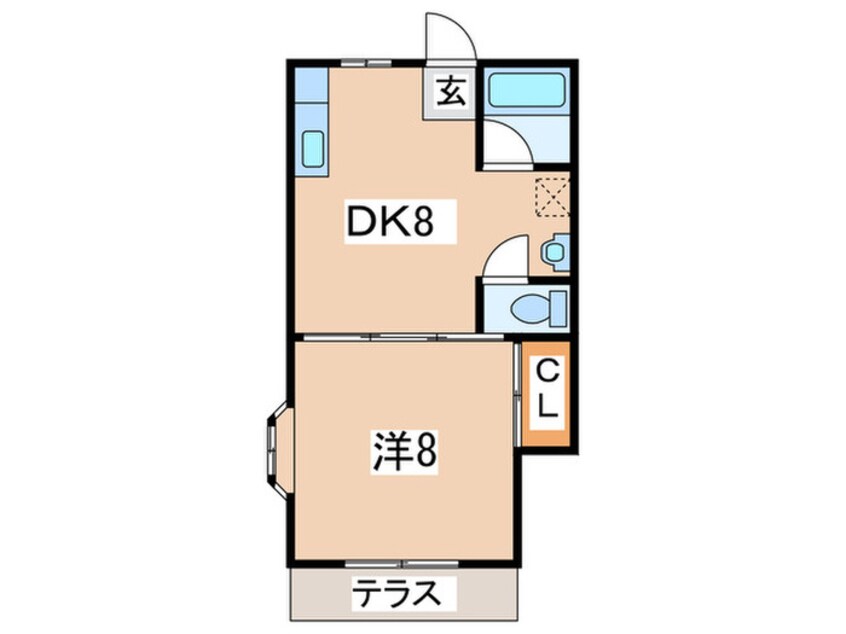 間取図 メゾン玉川