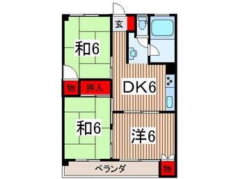 間取図 蓮見マンション