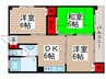 蓮見マンション 3DKの間取り