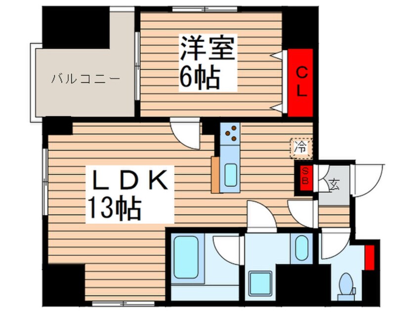 間取図 エスペランサK錦糸町