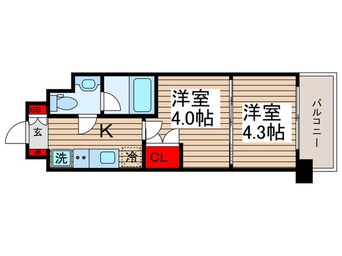 間取図 シーズンフラッツ木場