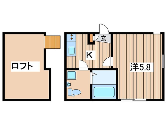 間取り図 アザーレ・パッシオ向ヶ丘遊園Ⅱ