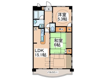 間取図 ルネス・レヴ－ル