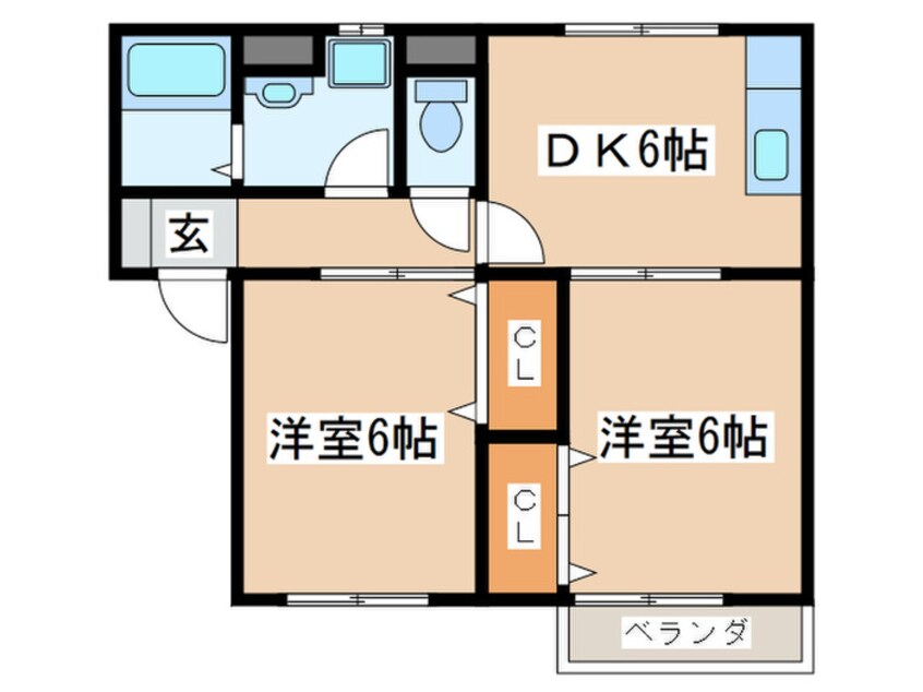 間取図 アルエットⅡ