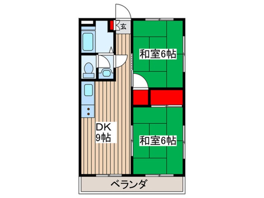 間取図 ベルメゾン