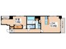GARDEN COURT A　高島平 1LDKの間取り
