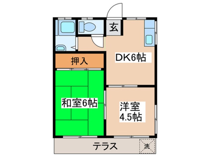 間取図 皐月ハウス