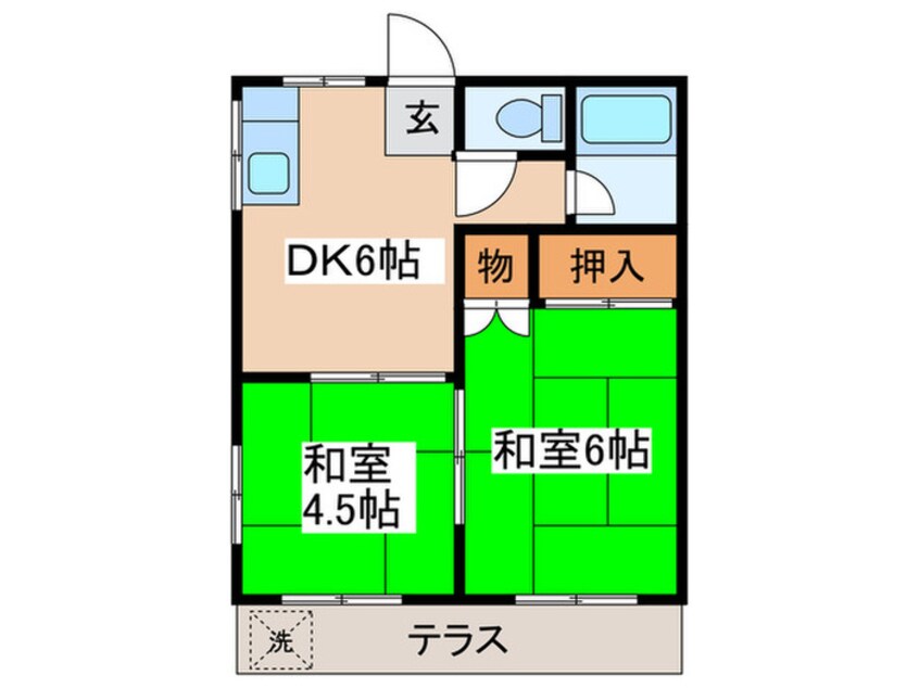 間取図 皐月ハウス