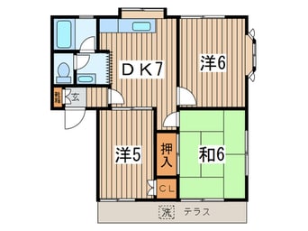 間取図 リバーサイド富士塚